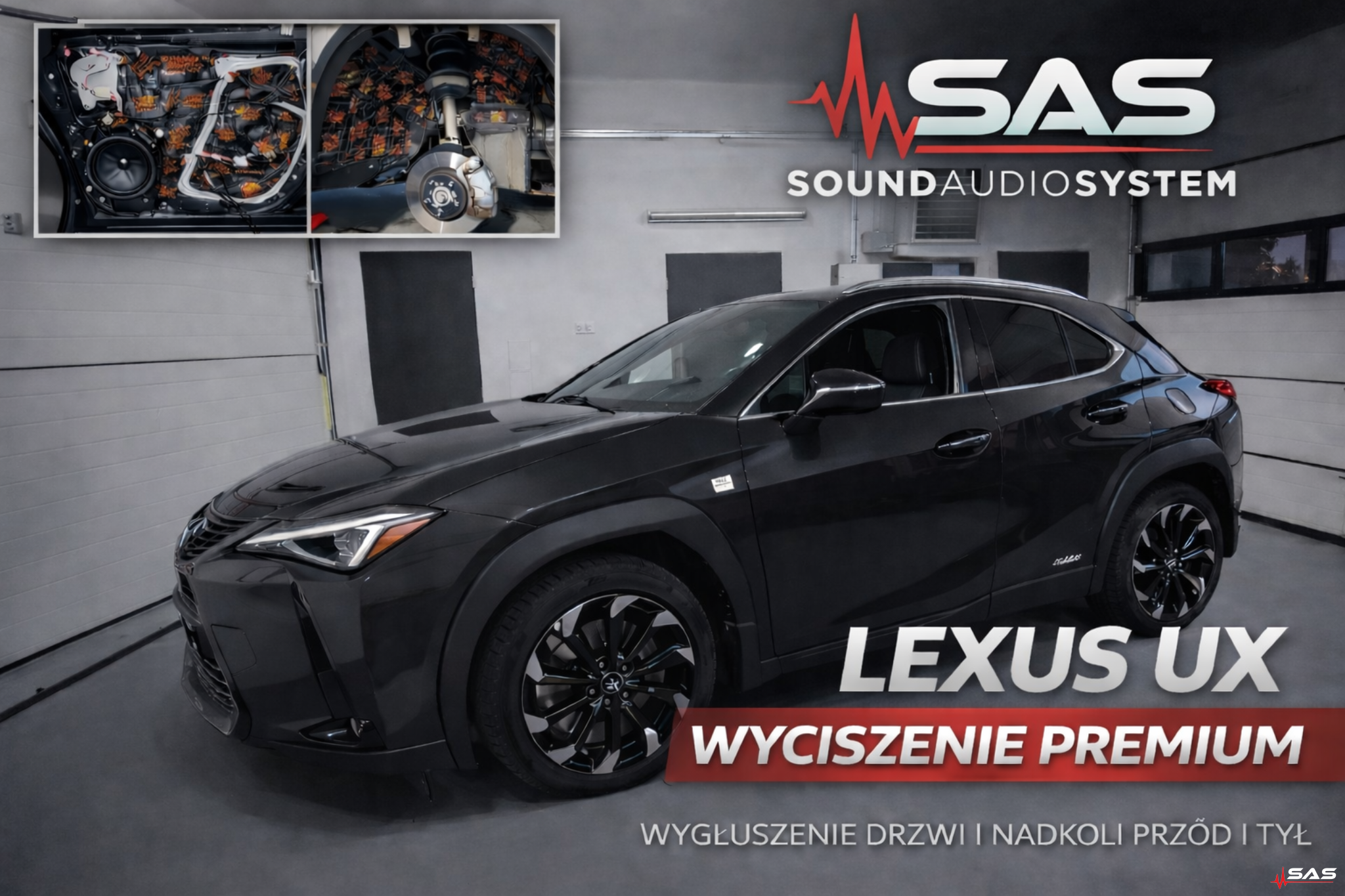 You are currently viewing Wyciszenie Lexusa UX – redukcja hałasu drzwi i nadkoli w praktyce