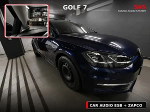 Read more about the article Volkswagen Golf 7 – wygłuszenie drzwi i rozbudowa car audio